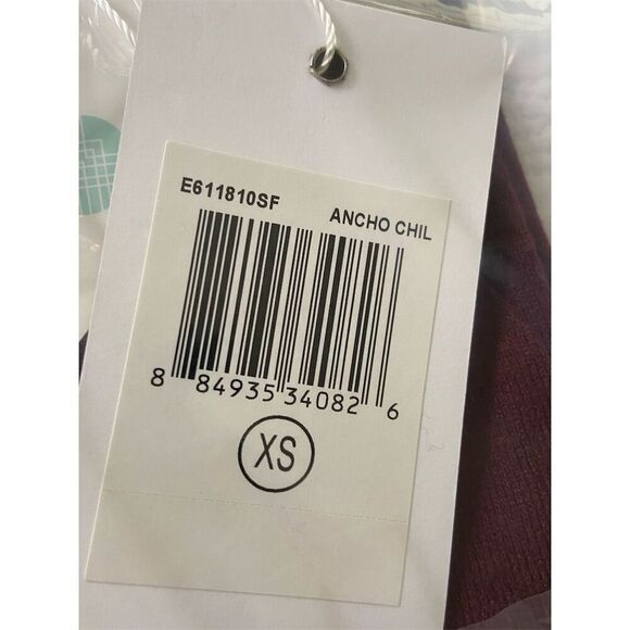 Evolution Open Front Cardigan Sweater Burgundy Available in Size XS and S​ - Picture 10 of 10